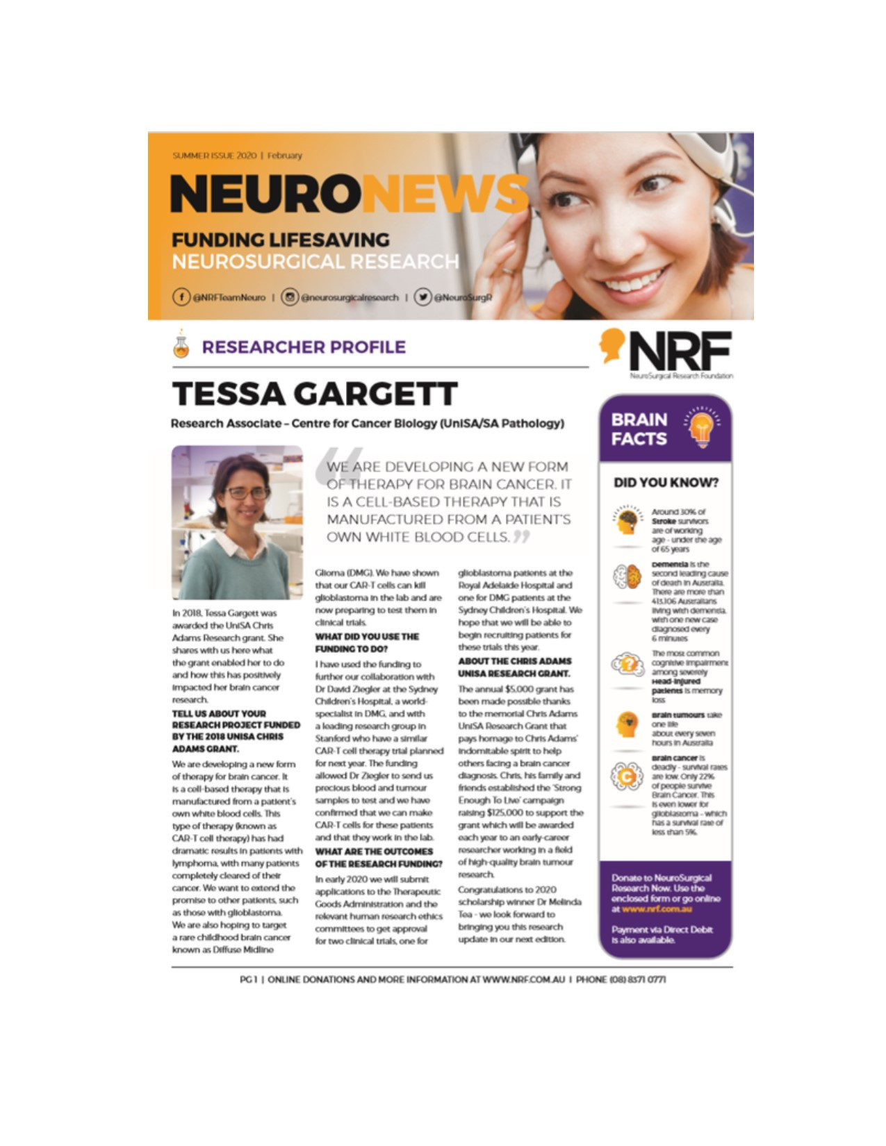 NEURO NEWS February 2020 out now image
